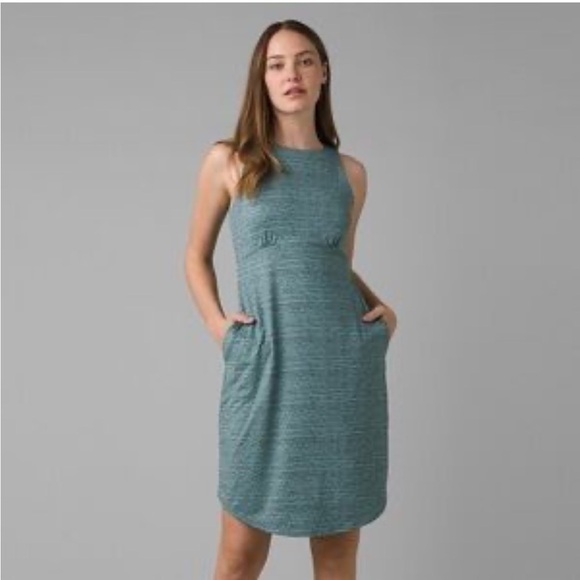 Prana Dresses & Skirts - Prana sleeveless dress teal blue size S